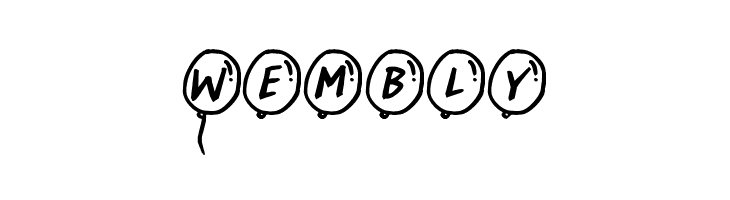 PartyBalloons  Free Fonts Download