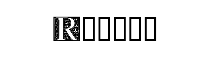 FleurCornerCaps  Free Fonts Download