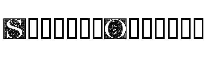 FleurCornerCaps  Free Fonts Download