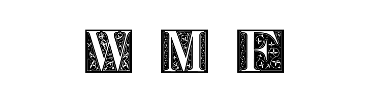 FleurCornerCaps  Free Fonts Download