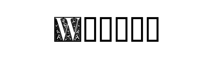 FleurCornerCaps  Free Fonts Download