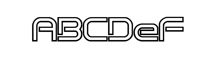 Quantum Flat Hollow [BRK]  Free Fonts Download