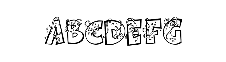 Cartoon Party Time  Free Fonts Download