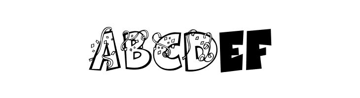 Cartoon Party Time  Free Fonts Download