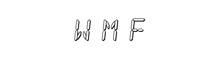 LED Sled 3D  Free Fonts Download