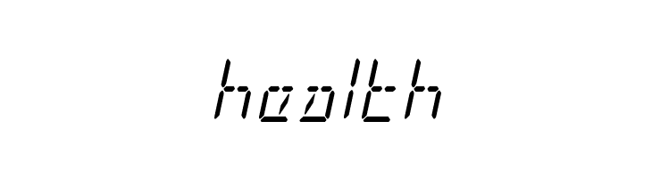 LED Sled Condensed Italic  Free Fonts Download