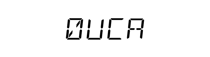 LED Sled Expanded  Free Fonts Download