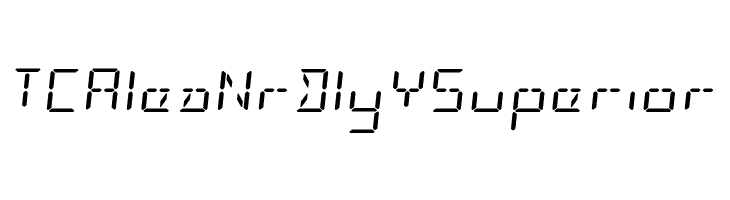 LED Sled Expanded  Free Fonts Download