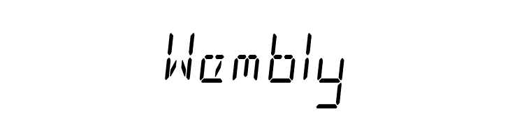 LED Sled Condensed  Free Fonts Download