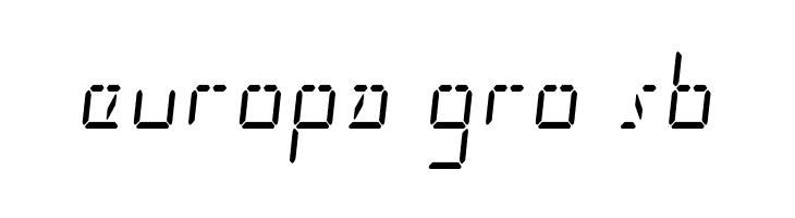 LED Sled Condensed  Free Fonts Download