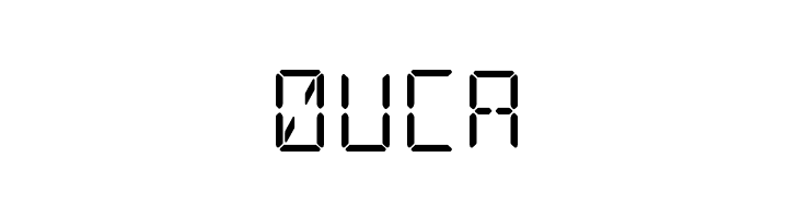 LED Sled Straight  Free Fonts Download