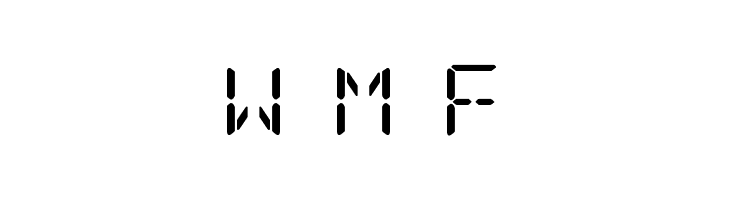 LED Sled Straight Expanded  Free Fonts Download