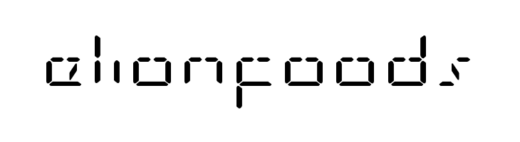 LED Sled Straight Expanded  Free Fonts Download
