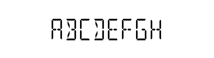 LED Sled Straight Condensed  Free Fonts Download