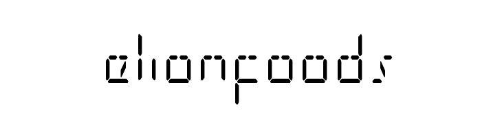 LED Sled Straight Condensed  Free Fonts Download