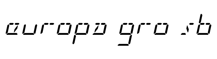 LED Sled Italic  Free Fonts Download