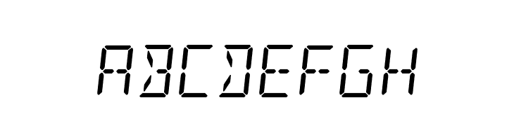 LED Sled  Free Fonts Download