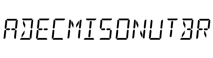 LED Sled  Free Fonts Download