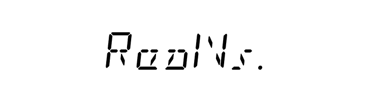 LED Sled  Free Fonts Download