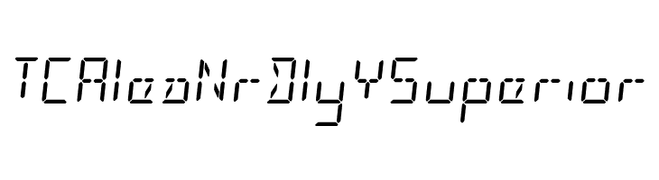 LED Sled  Free Fonts Download