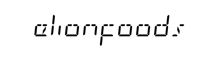 LED Sled  Free Fonts Download