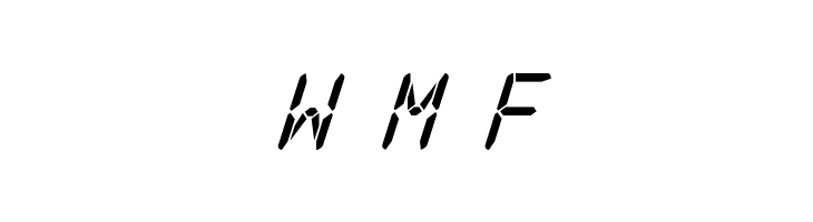 Frozen Crystal Super-Italic  Free Fonts Download