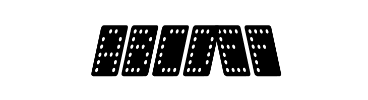 Domino smal kursiv  Free Fonts Download