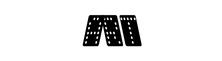 Domino smal kursiv  Free Fonts Download