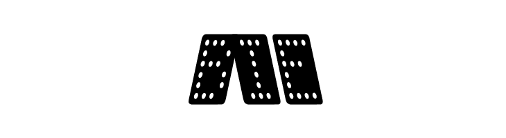 Domino smal kursiv  Free Fonts Download