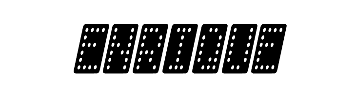 Domino smal kursiv  Free Fonts Download