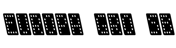 Domino smal kursiv  Free Fonts Download