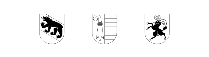 Kantonswappen CHFL  Free Fonts Download