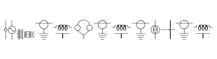 Carr Electronic Dingbats  Free Fonts Download