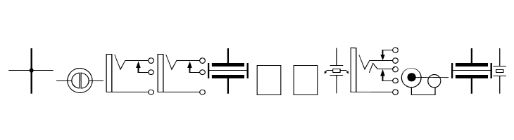 Carr Electronic Dingbats  Free Fonts Download
