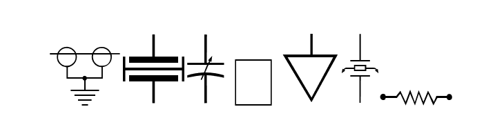 Carr Electronic Dingbats  Free Fonts Download