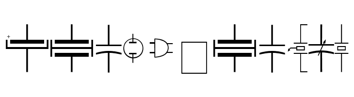 Carr Electronic Dingbats  Free Fonts Download
