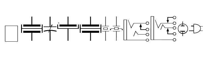 Carr Electronic Dingbats  Free Fonts Download