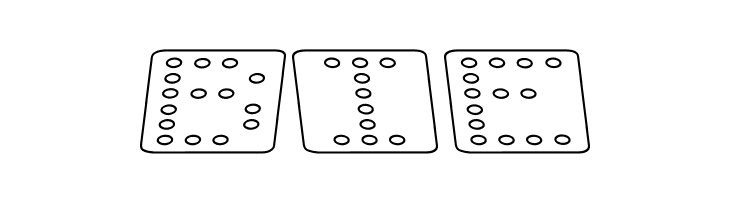 Domino flad kursiv omrids  Free Fonts Download