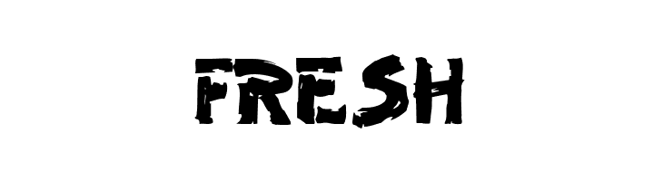 FRESH Wet Paint Font