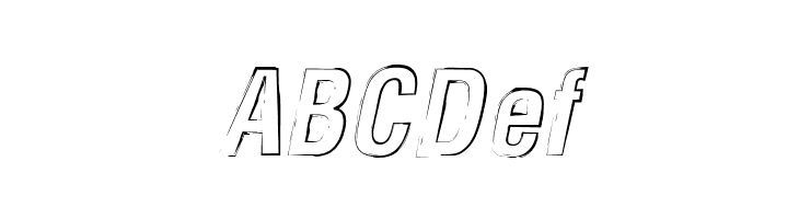 Newside FP Outline Alternate Italic  Free Fonts Download