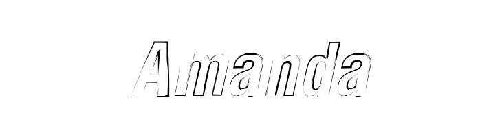Newside FP Outline Italic  Free Fonts Download
