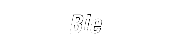 Newside FP Outline Italic  Free Fonts Download