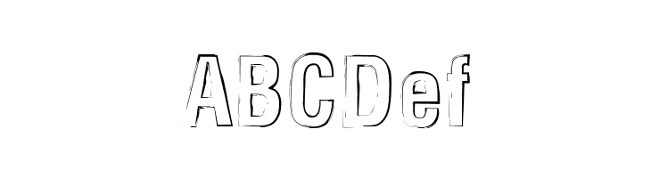 Newside FP Outline Alternate  Free Fonts Download