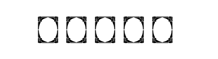 Vintage Frames 7  Free Fonts Download