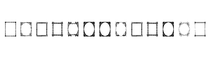 Vintage Frames 7  Free Fonts Download