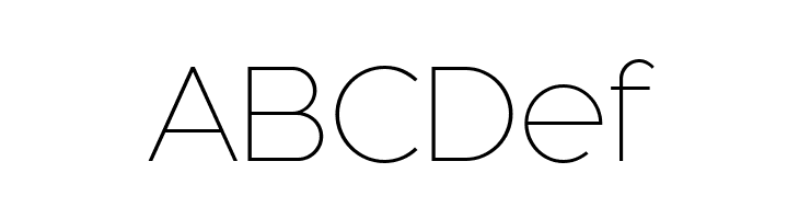 Adequate Extra Light  Free Fonts Download