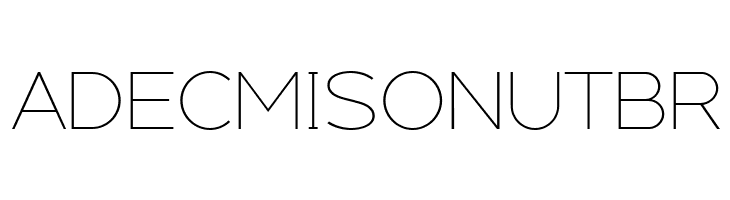 Adequate Extra Light  Free Fonts Download