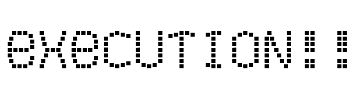 Exit font [for a film]  Free Fonts Download