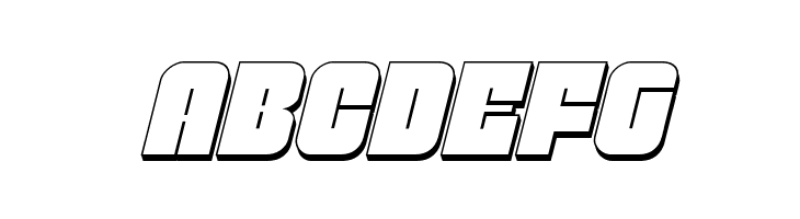 Funk Machine 3D Italic  Free Fonts Download