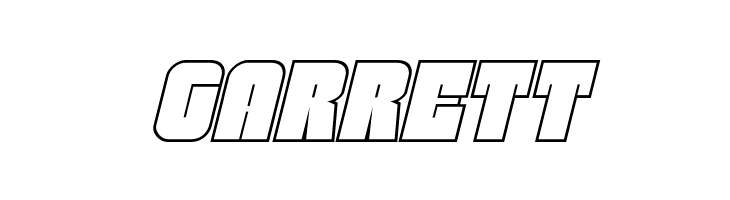 Funk Machine Outline Italic  Free Fonts Download